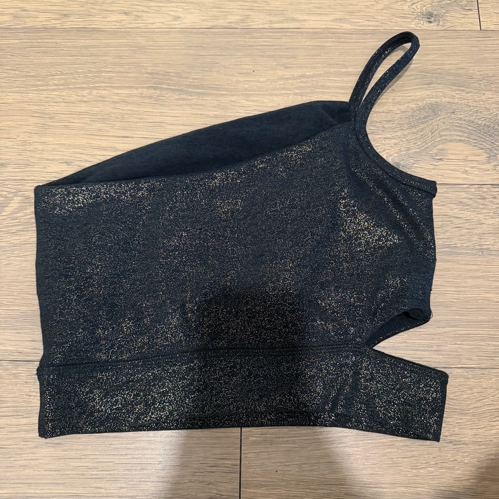 Beyond Yoga Women's Softshine Wanderlust Cropped Tank Top Black Size XS - Picture 3 of 4